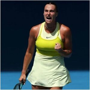 Nike Women's Active Court Neon Slam Tennis Dress